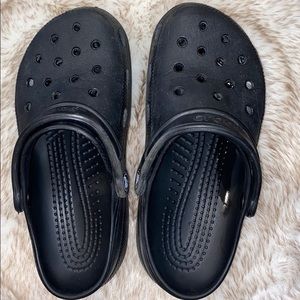 Black crocs